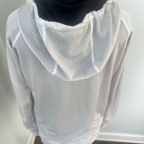 Nike Chicago White Sox Dri-FIT White Mesh Zip Hoodie Women’s Medium Game Day - Picture 15 of 16